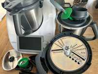Thermomix tm6 +osłona noża, nakładka krojąca, spiralizer i naczynie