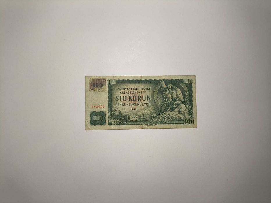 100 koron czechosłowackich 1961 rok