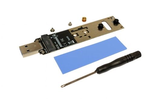 Adapter Czytnik NVME Na USB Adapter M.2 M2 NVME PCIE SSD Do USB 3.2