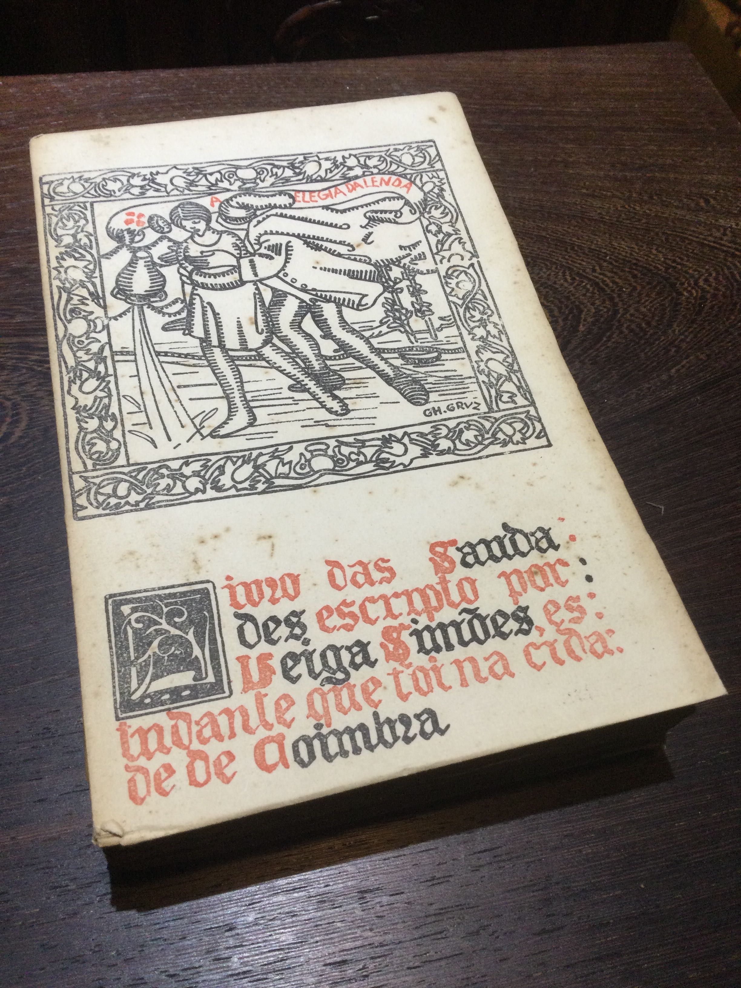 Elegia da Lenda Livro das Saudades Alberto da Veiga Simões 1 ediç 1912