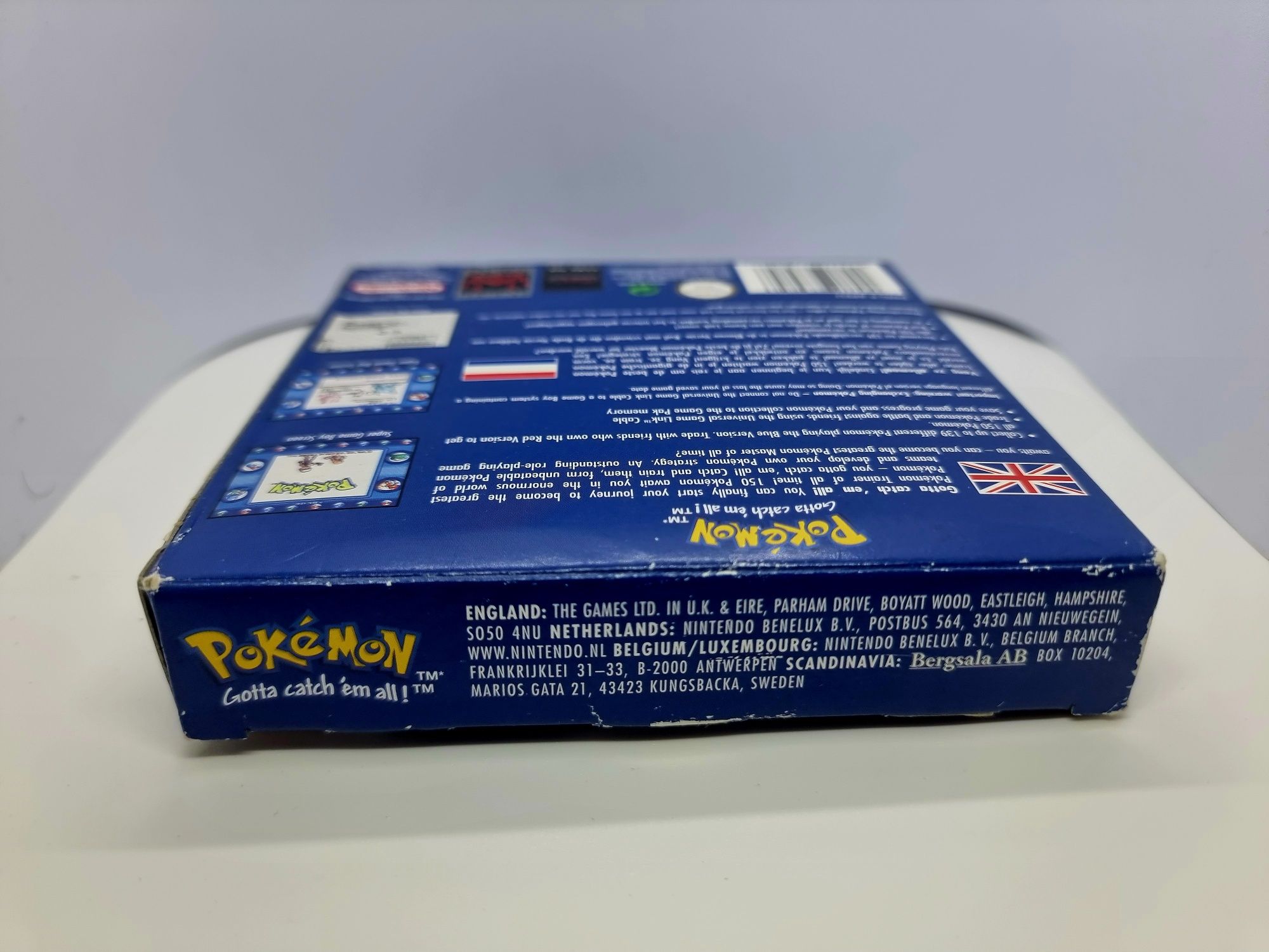 Pokemon Blue komplet box eng - Nintendo Gameboy