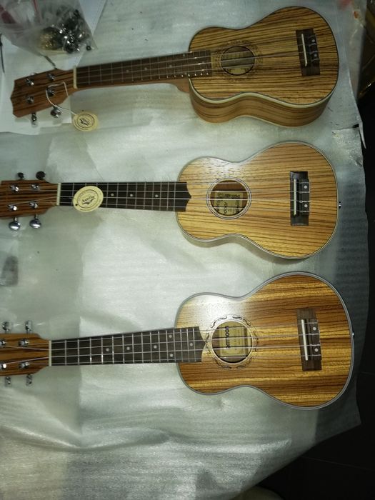 Ukulele soprano madeira de zebrano