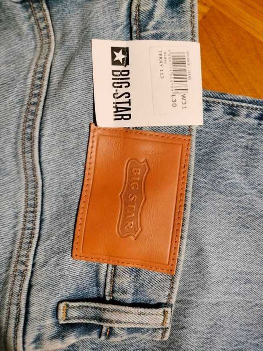 spodnie męskie bigstar nowe nie używane model terry oryginał ładne