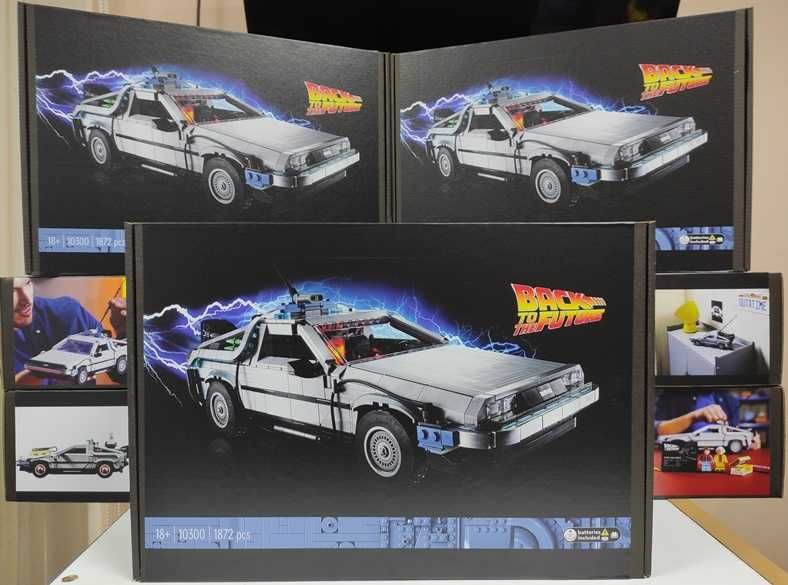 Конструктор Делоріан на 1872 деталі Машина часу Назад у майбутнє 10300