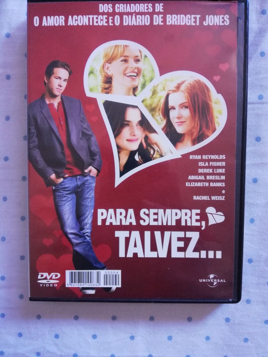Dvd do filme "Para Sempre, Talvez", Ryan Reynolds (portes grátis)