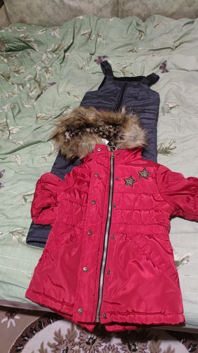 Зимний детский комбинезон