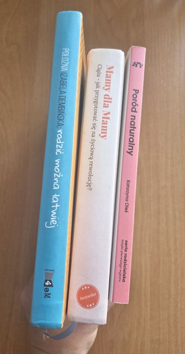 3 ks Rodzić można łatwiej Mamy dla mamy ciąża Poród naturalny natuli