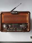 Radio kuchenne FM głośnik bluetooth usb I karta vintage solar I akumul