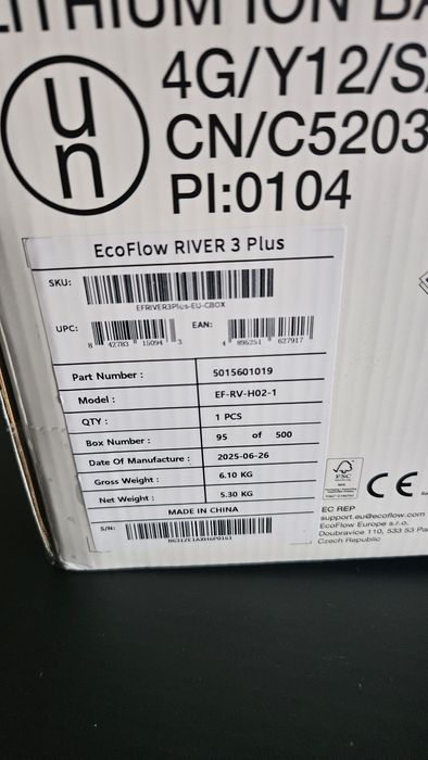 В наявності! Зарядна станція EcoFlow RIVER 3 Plus