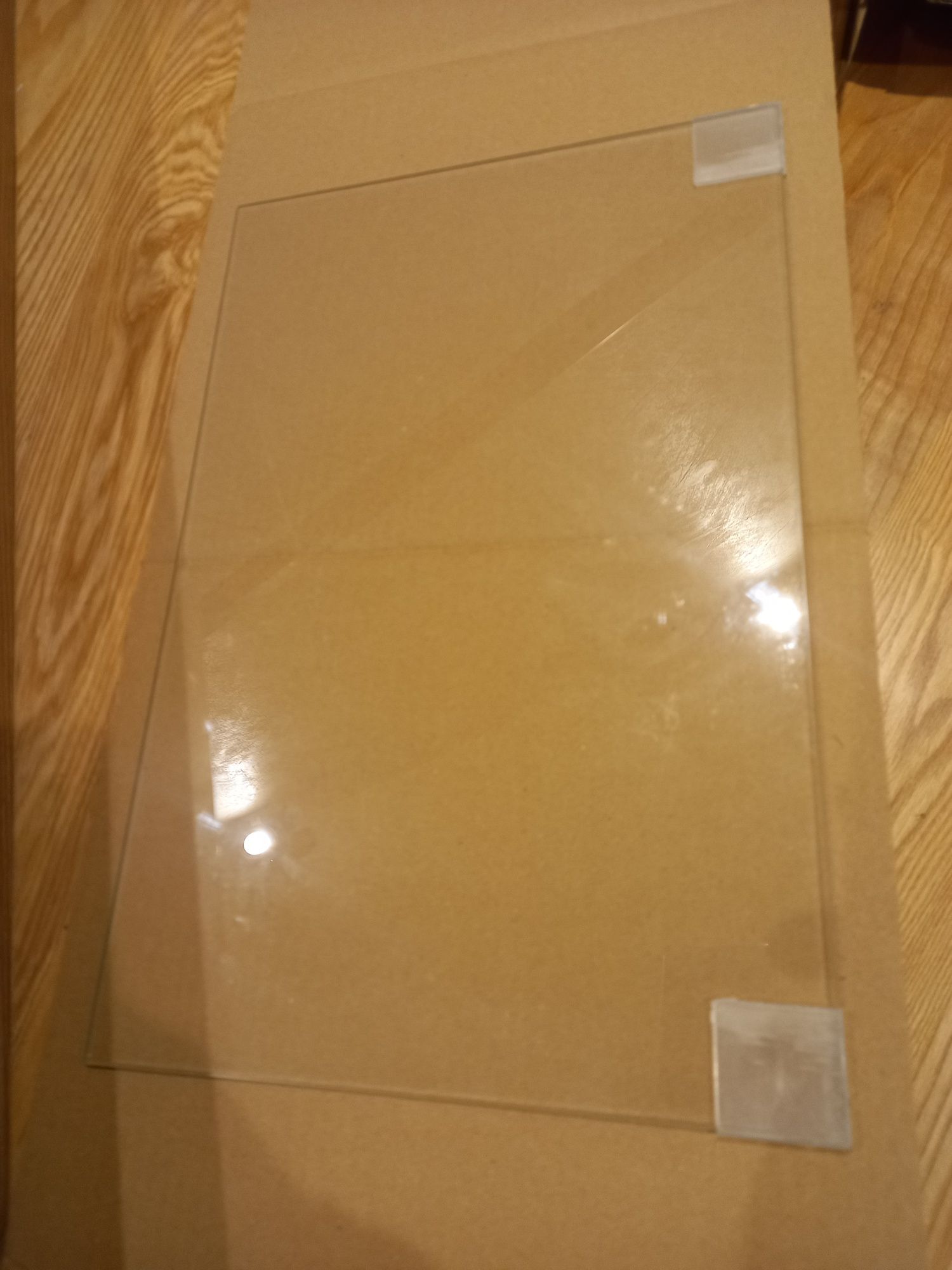 Liebherr szyba półka do lodówki z osłonkami narożnymi 26,8 x 41 cm