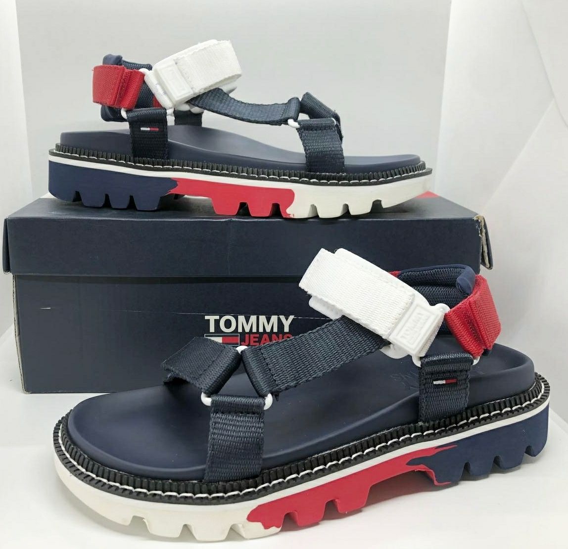 Стильные EU40 26см сандалии босоножки Tommy Hilfiger оригинал