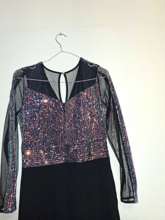 Комбінезон з паєтками,  вечірній брючный