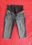 Spodnie ciążowe PAPAYA MATERNITY jeansy 3/4 rozm. M/L