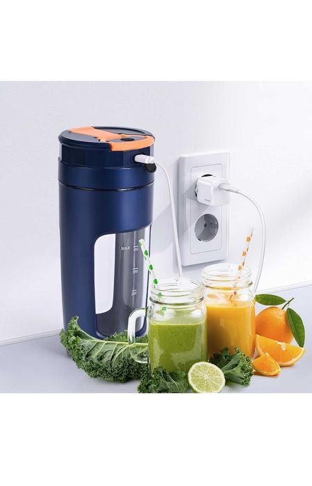 Блендер портативний, стакан-блендер 600мл
