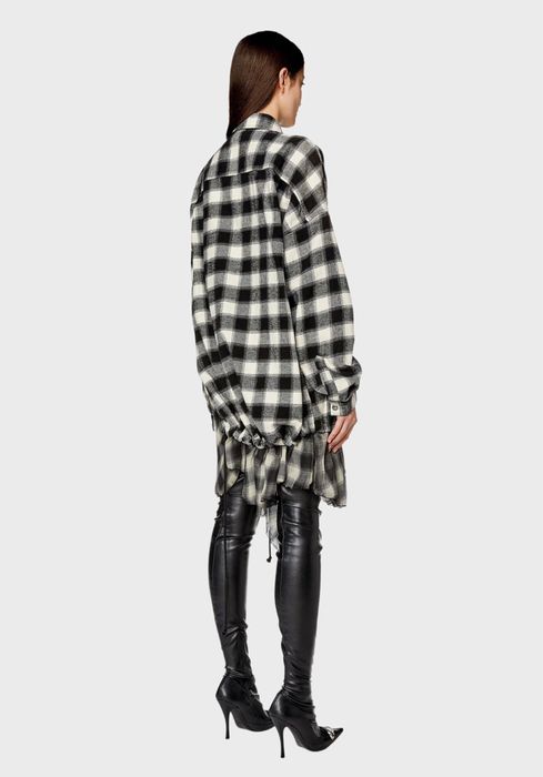 Diesel женское платье в клетку