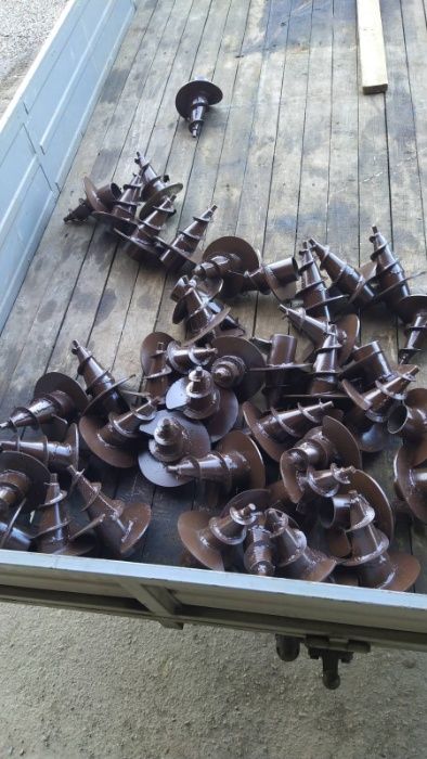 Винтовые сваи, геошуруп, винтовой фундамент, монтаж, гвинтові палі,