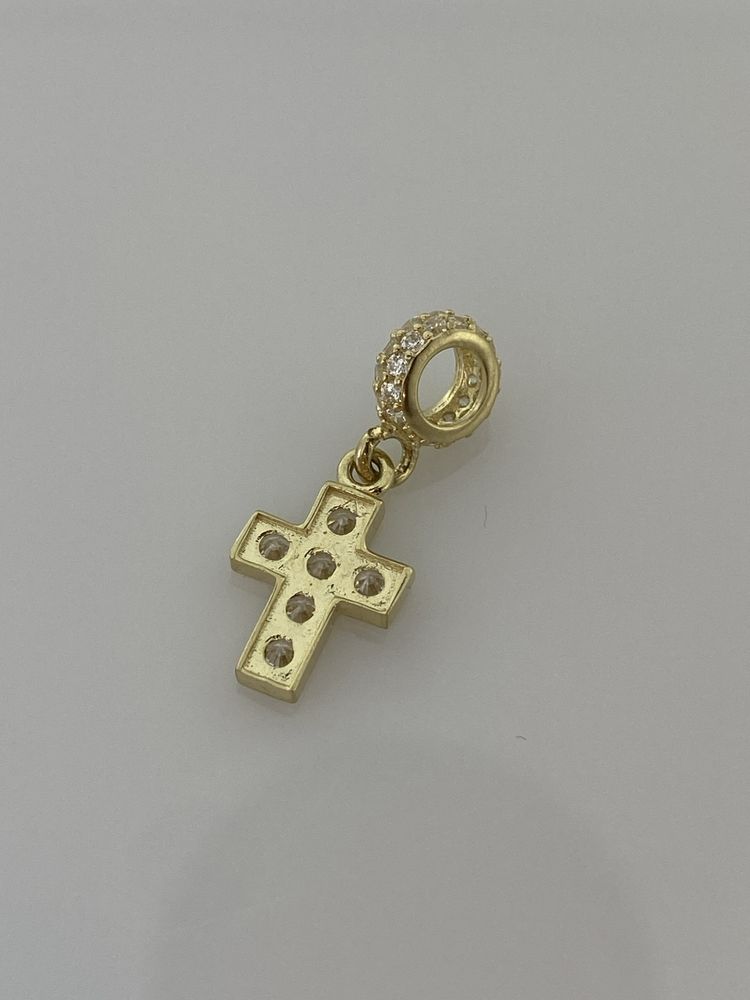 Złoty element charms na bransoletkę Pandora, Próba 585. Nowy (4626)