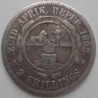 Южно Африканская Республика 2 шиллинга 1892 год серебро
Номинал	2 шилл