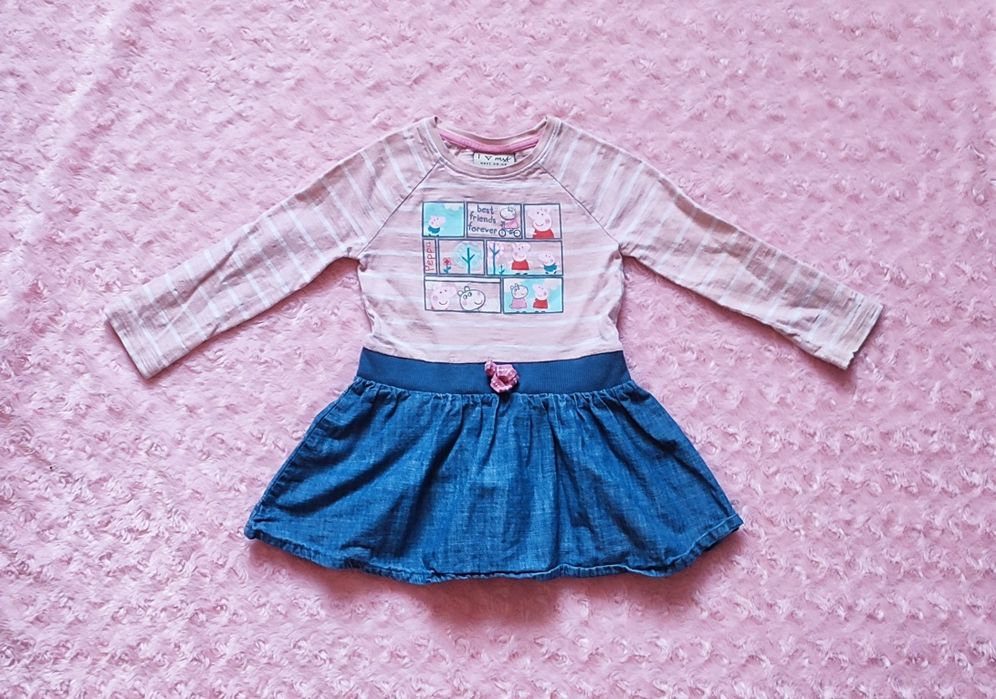 Next Sukienka ze Świnką Peppą Peppa Pig r.92