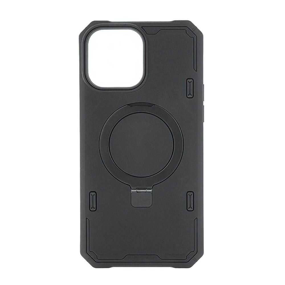 Plecki Etui Pancerne Defender Mag Ring do Apple Iphone 14 Pro czarne