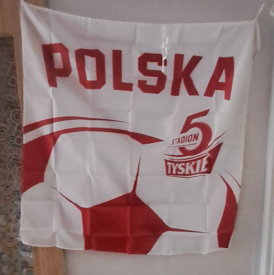 Flaga polski duza