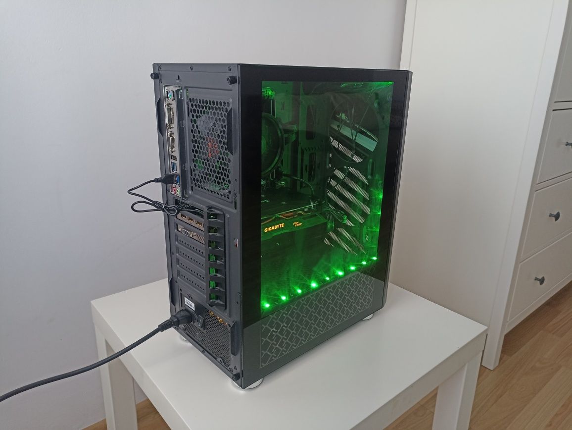 Komputer do gier AMD Ryzen 5 2600X , RX580 , 16GB RAM , Dysk M.2 Nvme