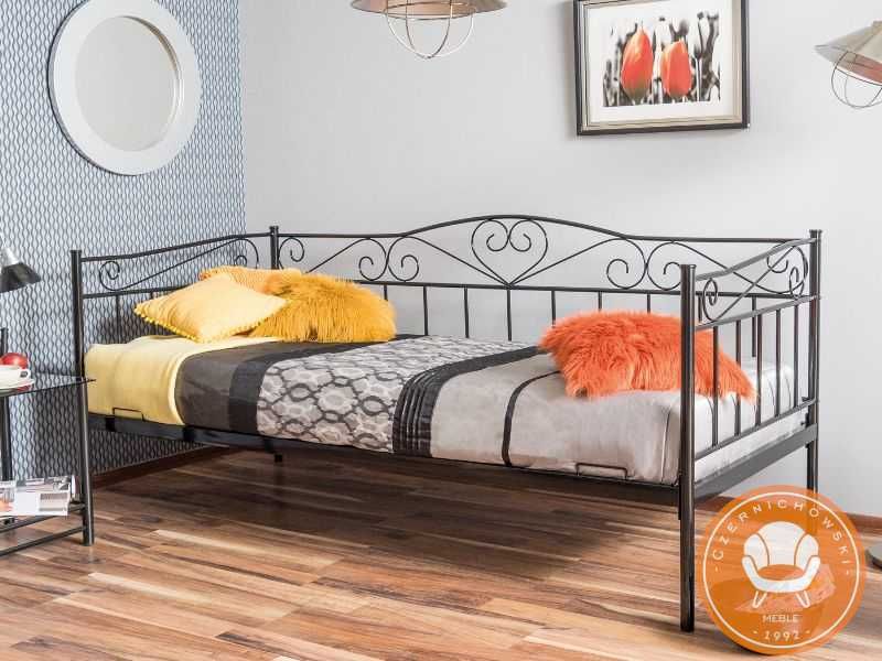 Łóżko Metalowe Kute 90x200 - WYSYŁKA W 24 H