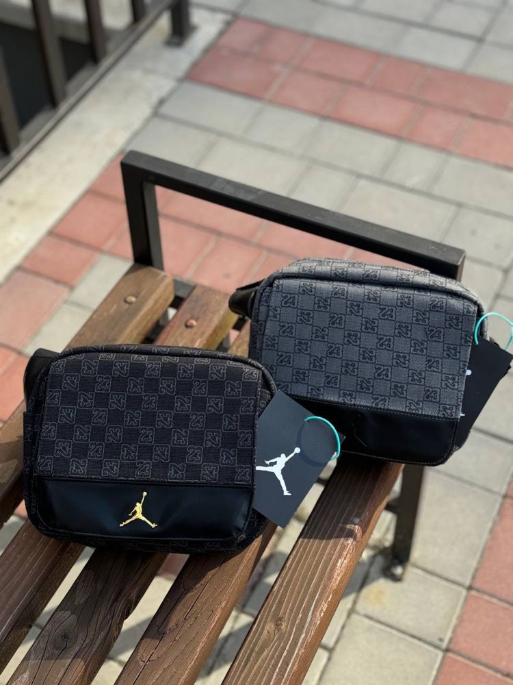 Сумка месенджер Air Jordan Monogram джордон монограмна через плече