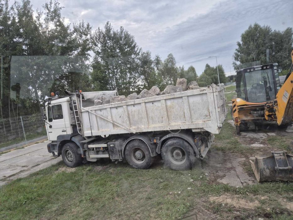 Usługi koparką, Transport kruszywa, Prace ziemne