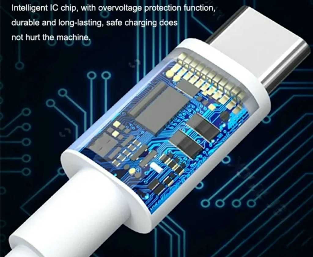 Super mocny kabel USB, szybki kabel 1m 10A 120W USB A do Usb C 100cm