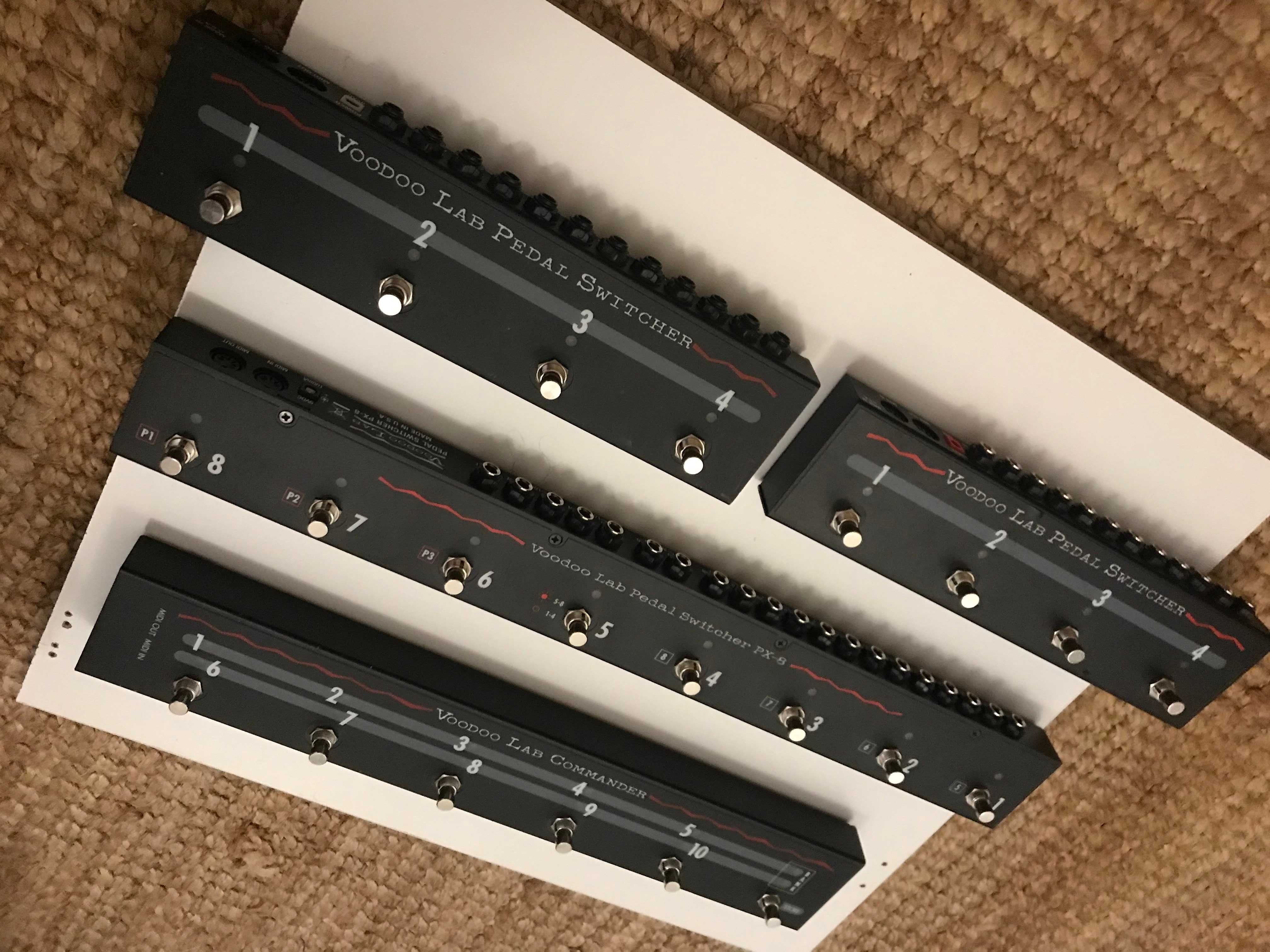 Voodoo Lab Pedal Switcher and Commander Set