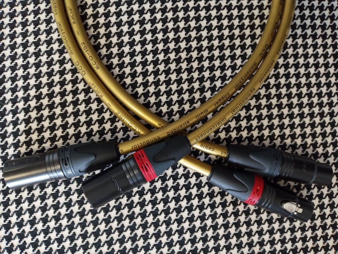 Interkonekt XLR 2x75cm KaCsa KCO-IS2 UP-OCC
