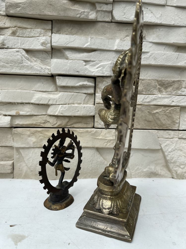 Rzeźba figura Indie Hinduizm Bogini Shiva Bóstwo mosiadz