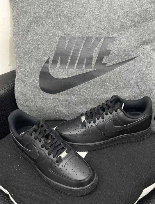 Buty Trampki NikeAir_Force_1_Low _07_Black_R.37.5