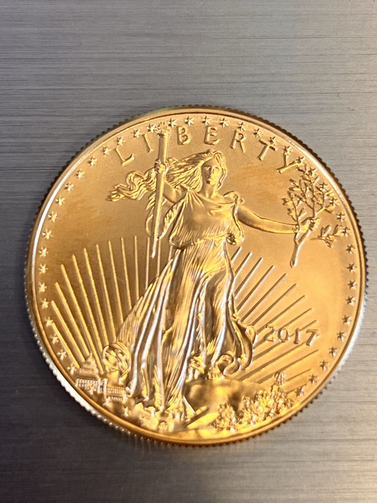 Монета золотой американский орел 1OZ