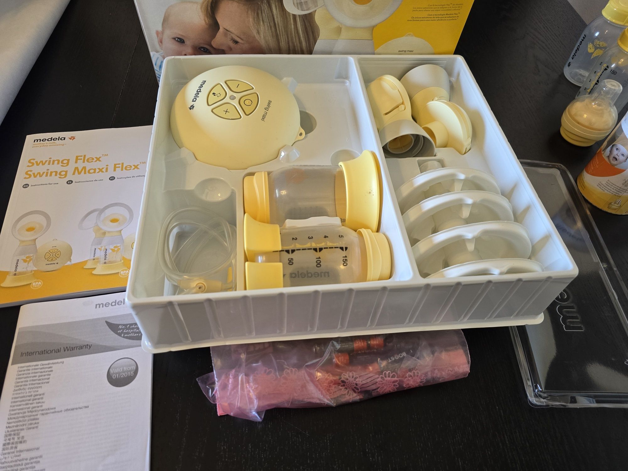 Máquina Medela Swing Maxi Flex e Acessórios
