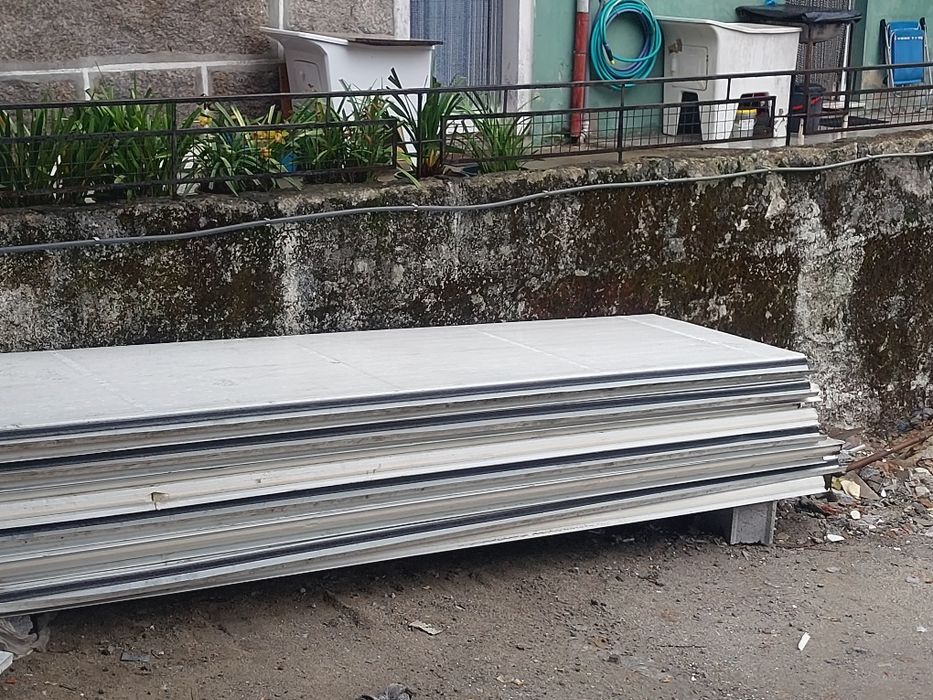 Telhas Sandwich Cobertura 3cm 3 ondas