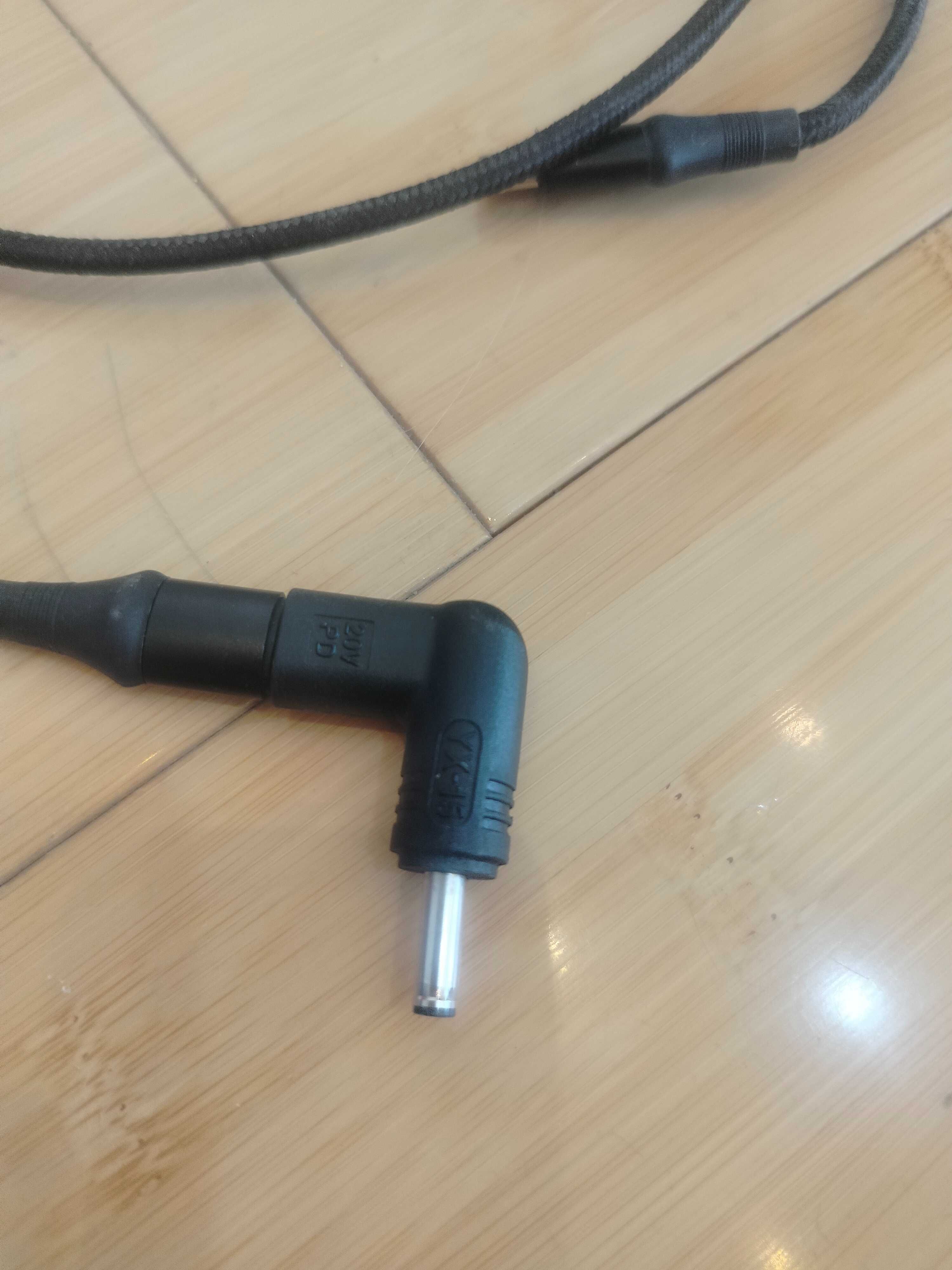 Кабель питания от Power банка в ноутбук USB Type C