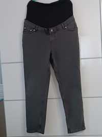 Spodnie czarne jeansy ciążowe