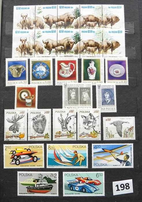 Klaser ze znaczkami, znaczki pocztowe 198