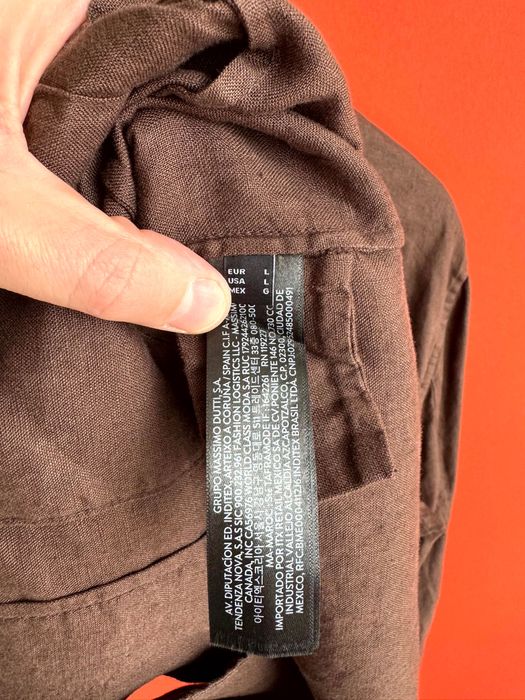 Massimo Dutti Оригінал чоловічаляна сорочка куртка овершот розмір L