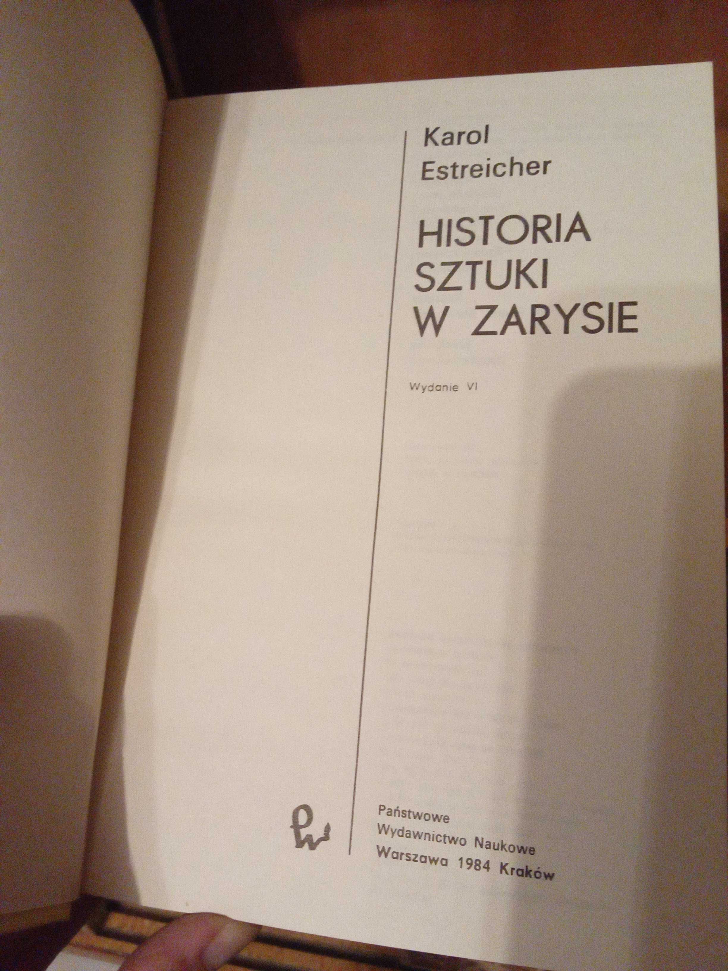 Historia sztuki w zarysie Karol Estreicher