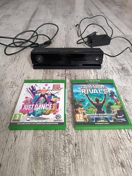 Kinect sensor 2.0 Xbox One S X GRA Rivals,,Just  dance 2019