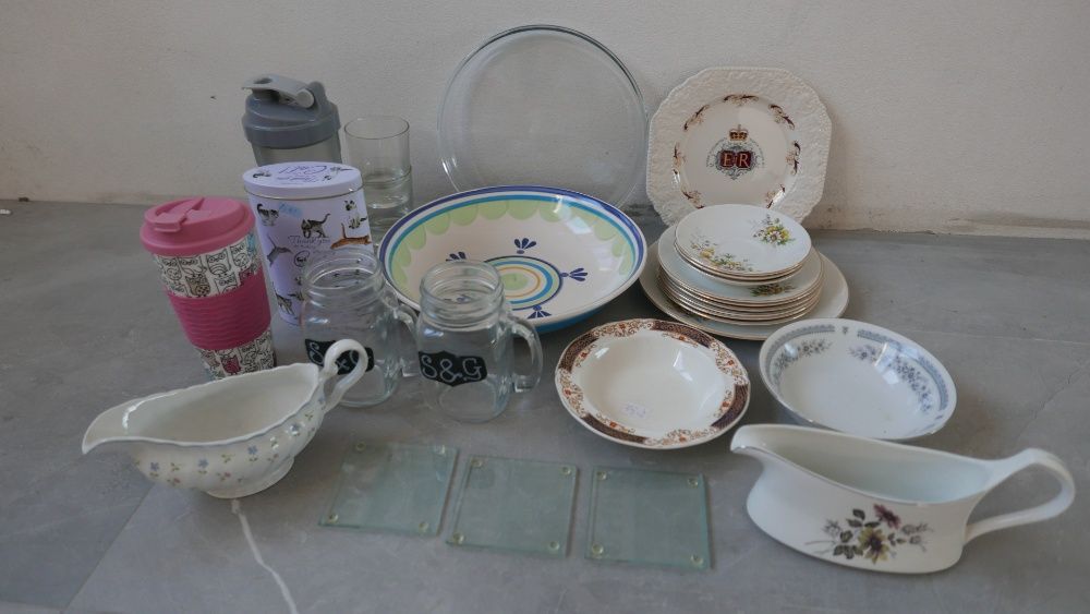 Bric a Brac gospodarstwo domowe rtv gadżety szkło NIEMCY SORT / ANGLIA