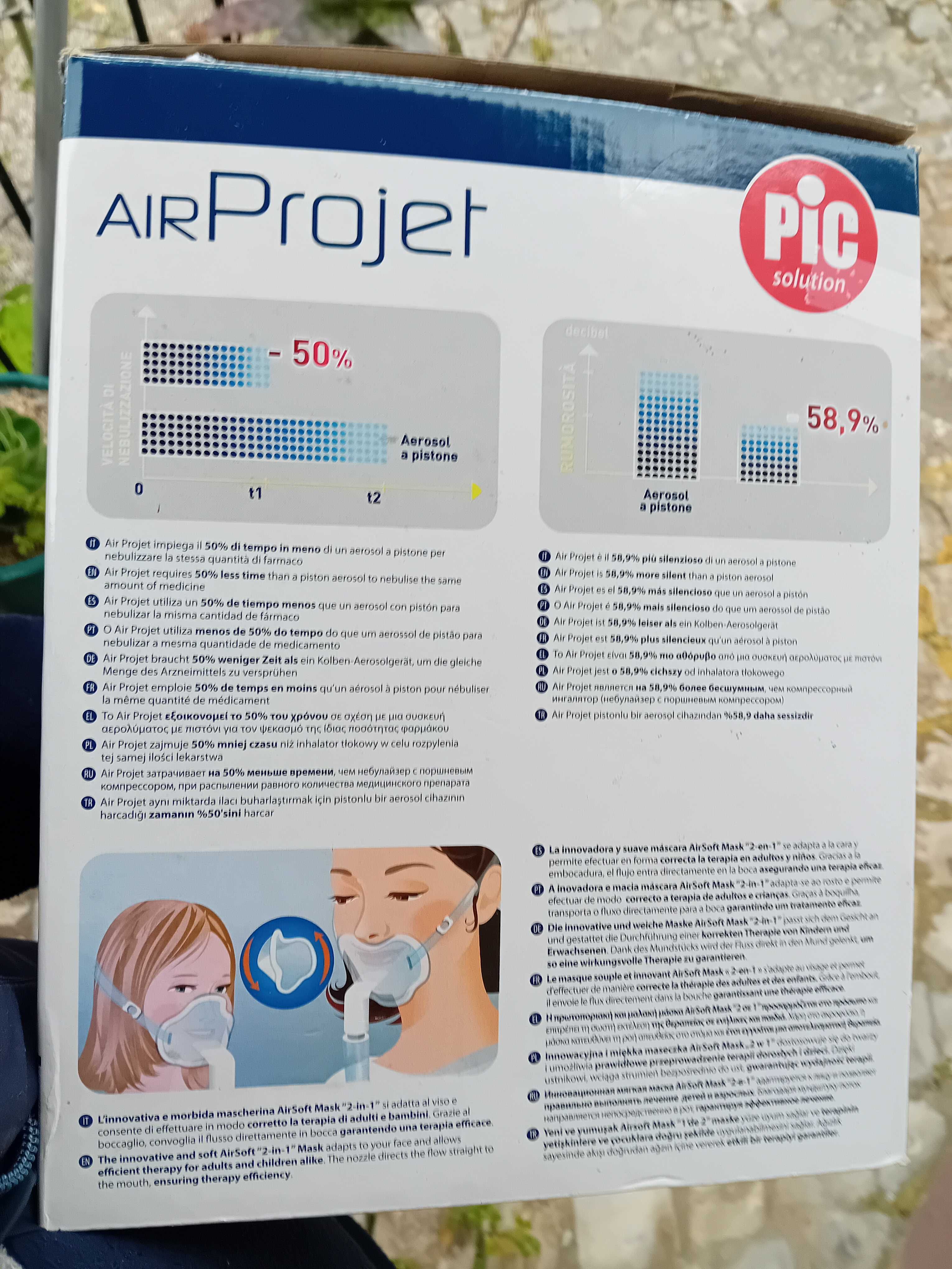 Aerossol a ultrasons  ultrasilencioso