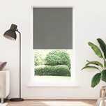 Vidaxl Roleta Zaciemniająca Szara 95X230 Cm Szerokość Tkaniny 90,7 Cm