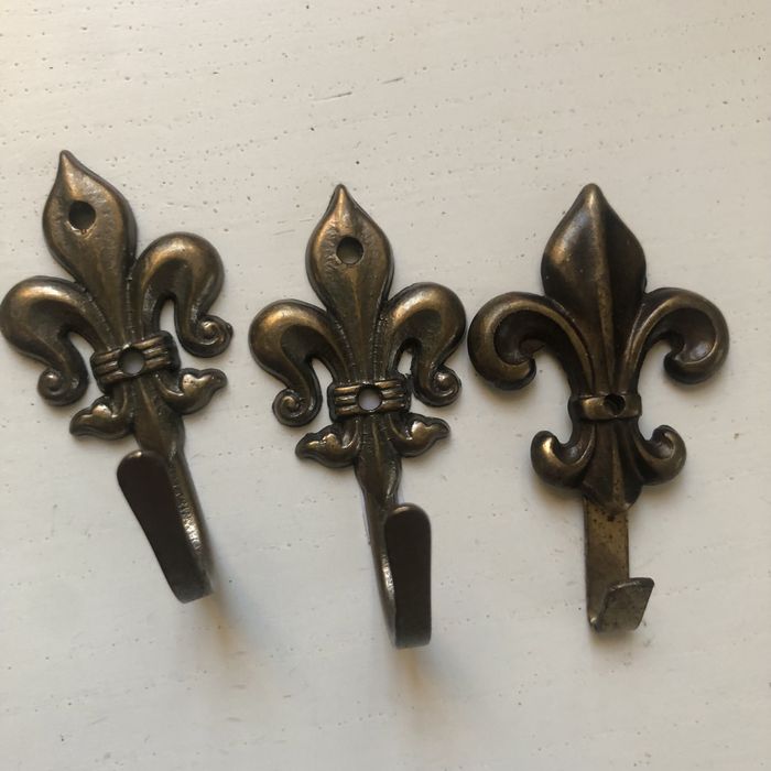 Гачок вішалка латунь вінтаж