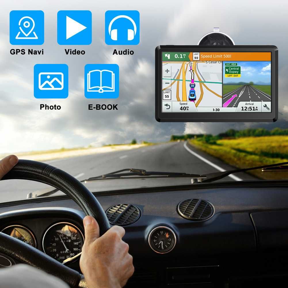 GPS  ecrã 7 para camião