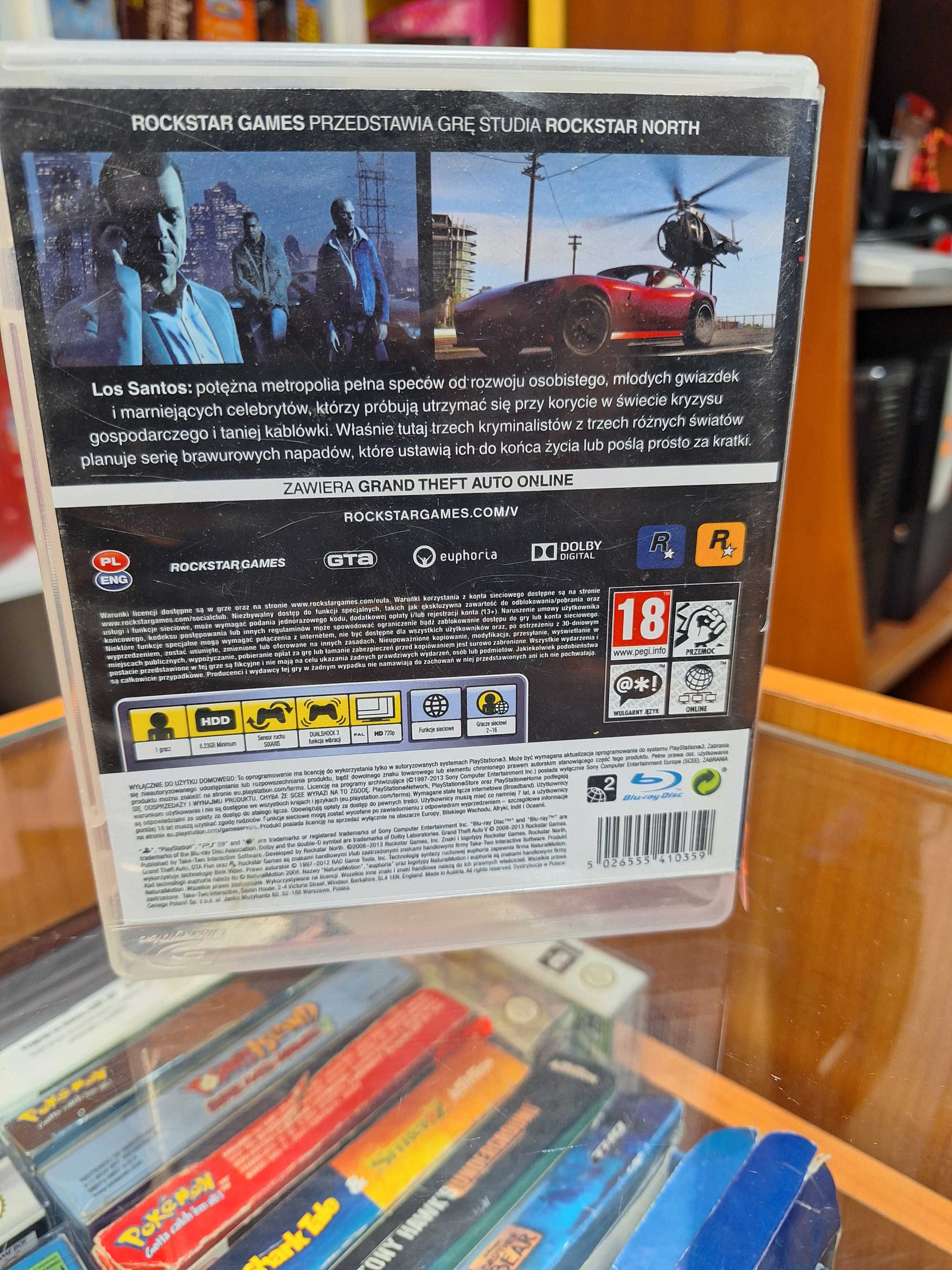 Grand Theft Auto V PS3, Sklep Wysyłka Wymiana