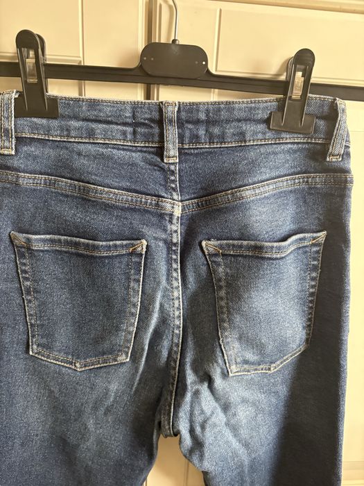 Jeansy wysoki stan flare rozm. 34